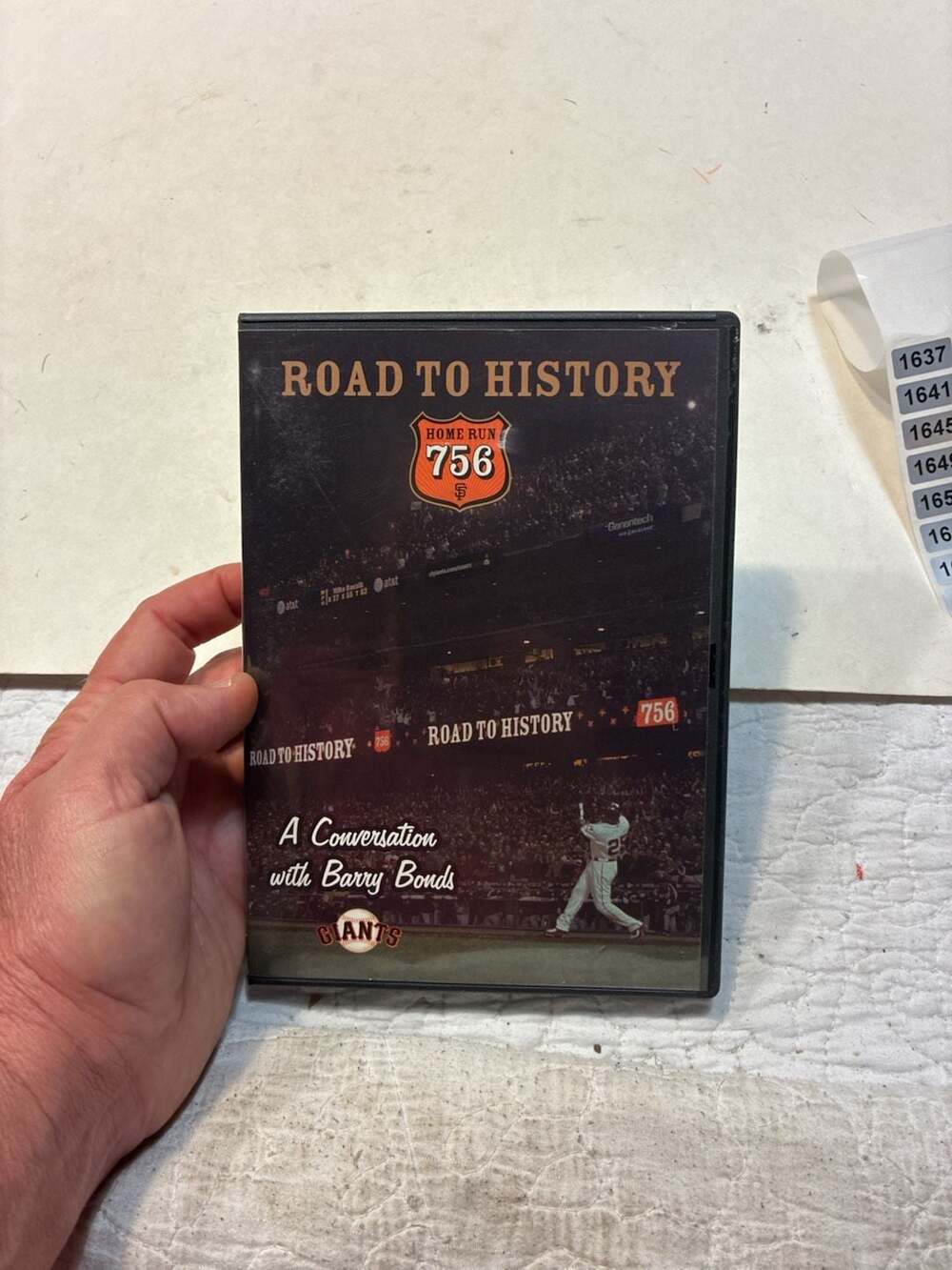 Road to History: Home Run 756 - A Conversation with Barry Bonds (DVD, San Franci